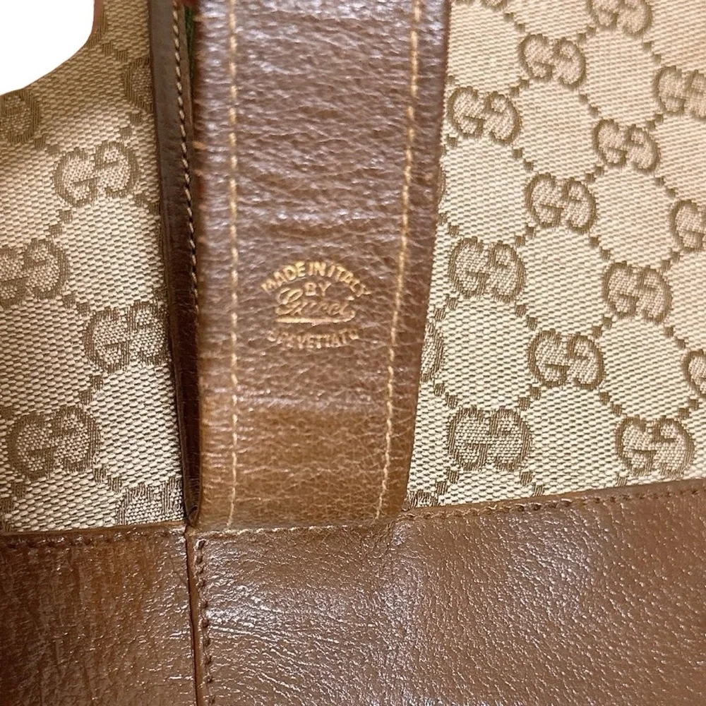 Gucci GG Canvas SHERRY LINE Shoulder Bag Vintage Luxury Monogram Classic - Picture 13 of 16